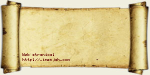 Jovana Đoković vizit kartica